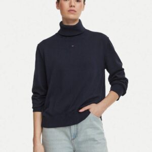 Tommy Jeans dámský modrý rolák DW0DW23361-C1G L