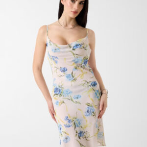 Guess dámské květované šaty W6GK27W1816-PMI9 XL