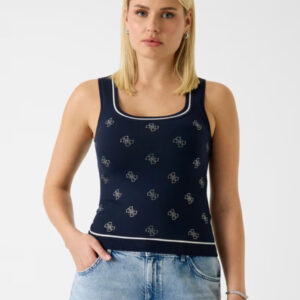 Guess dámský modrý svetrový top W6GR17Z0604-G7P1 XS