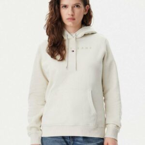 Tommy Jeans dámská béžová mikina DW0DW20304 XL