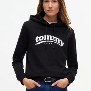 Tommy Jeans dámská černá mikina DW0DW23289-BDS L